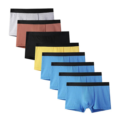 8Pcs Breathable Sexy Male Boxer Underpants New Men Boxer Mens Panties Underwears Comfortable Underwear Men's Boxers ﻿