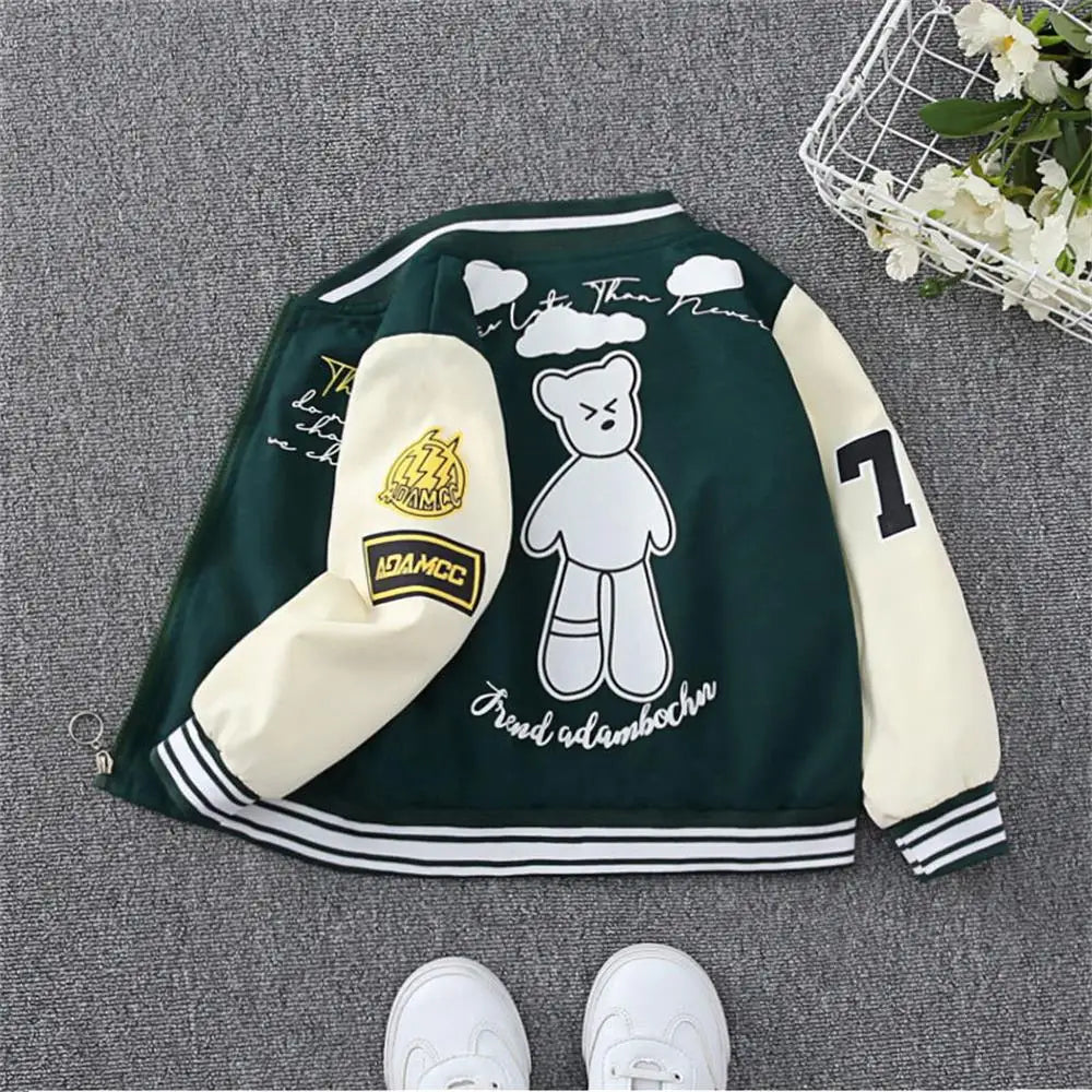 Children's Coat New Trendy Fashion Jacket Spring and Autumn Thin Clothing Boys Girls Versatile  Casual Outerwear