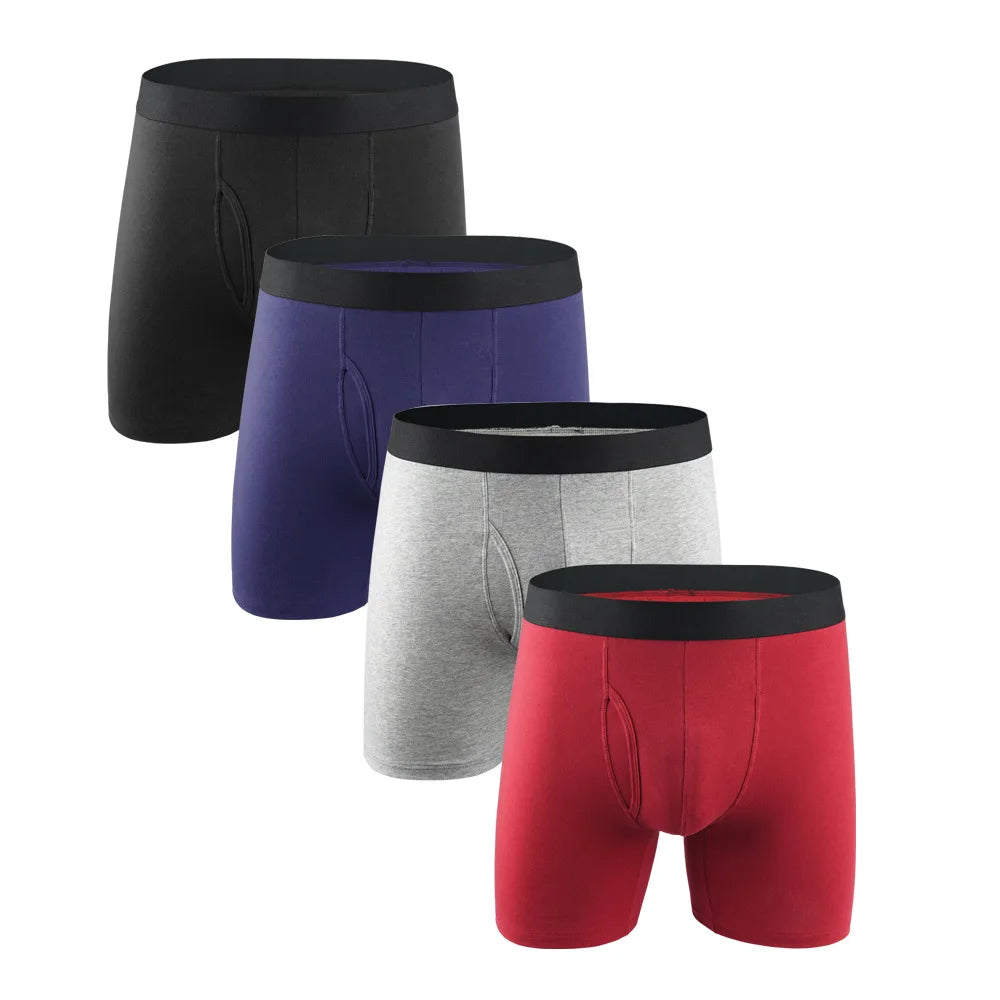 8PC/LOT Men Underwear Boxers Long Men's Clothing Men Shorts Cotton Man Panties Boxershorts boxer hombre ropa interior hombre NEW