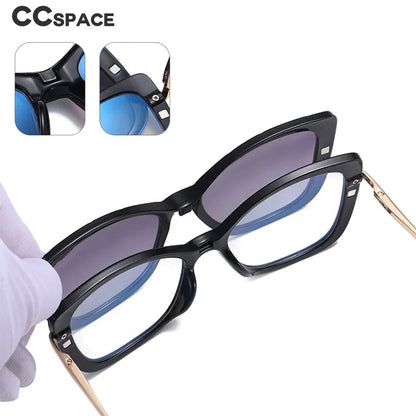 48337 Anti Blue Light Glasses Frames Polarized Sunglasses Clip Men Women Multifunctional TR90 Fashion Computer Eyeglasses