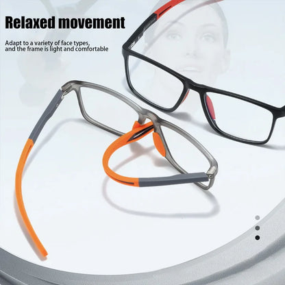 Classic TR Sports Myopia Glasses Men Women Ultralight Anti-blue Light Eyewear Unisex Vintage Near Sight Eyeglasses 0 To -4.0