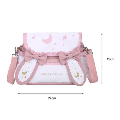 Summer Anime Shoulder Bag Students Girl Moon Star Female Travel Underarm Top Handle Bag Outdoor Shopping Business