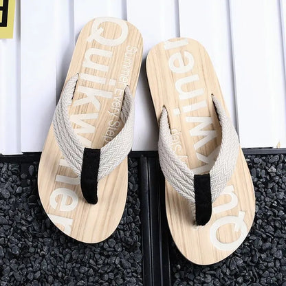 Men's Shoe Shiatsu Beach Male Slipper Outdoor Flip Flops Flat Slides Adult Comfortable Pvc Casual Summer Sale Designer Luxury