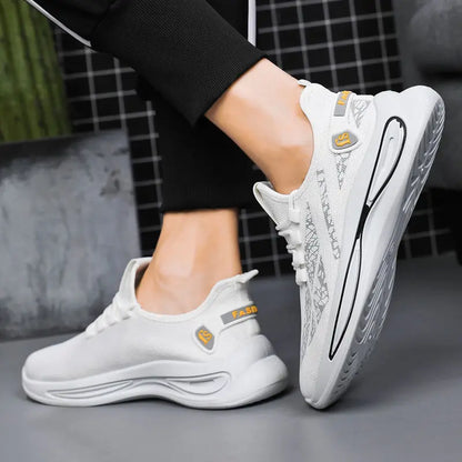 Mens Shoes Slip on Breathable Fashion Sneakers Athletic Outdoor Sport Running Shoes Comfortable Walking Training Tennis Shoes