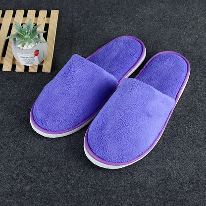 New Winter Women Fur Slippers Open Toe Flip Flops Thicken Warm Plush Home Shoes Couple Indoor Slippers for Bedroom Slides