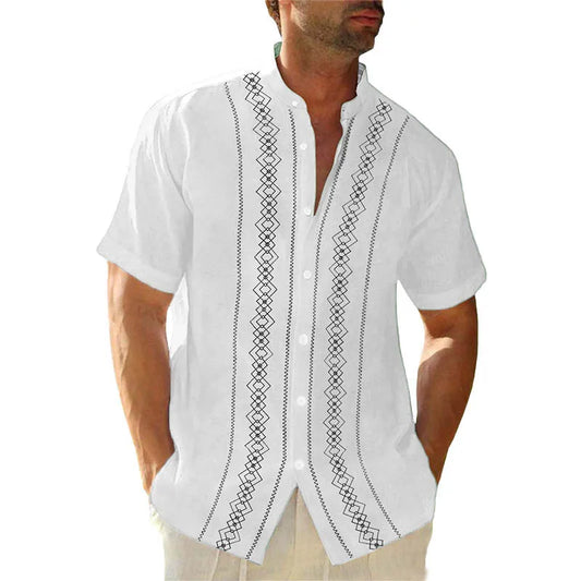 2024 Trendy Hot Selling Men's Shirt Top Summer Short Sleeve Casual Fashion Hawaiian Shirt High Quality Large Size XS-5XL