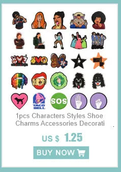 halloween Shoe Accessories Charms Clown Witch Cartoon Animals Shoe Decoration For Kids Adults Gift