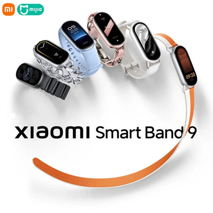 Official original xiaomi mijia Mi Band 9 Quick-release wristband 9NFC leather braided wristband 8 Metal replacement wristband