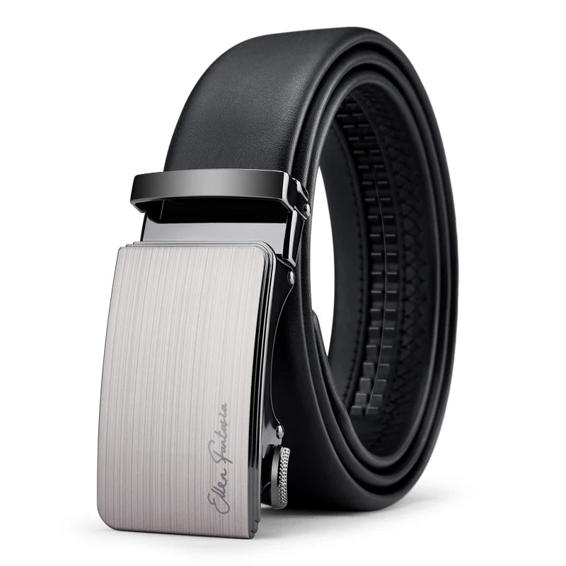 Men Genuine Leather Belt Business Belt for men Automatic Adjustable Belts Fashion Designer Style