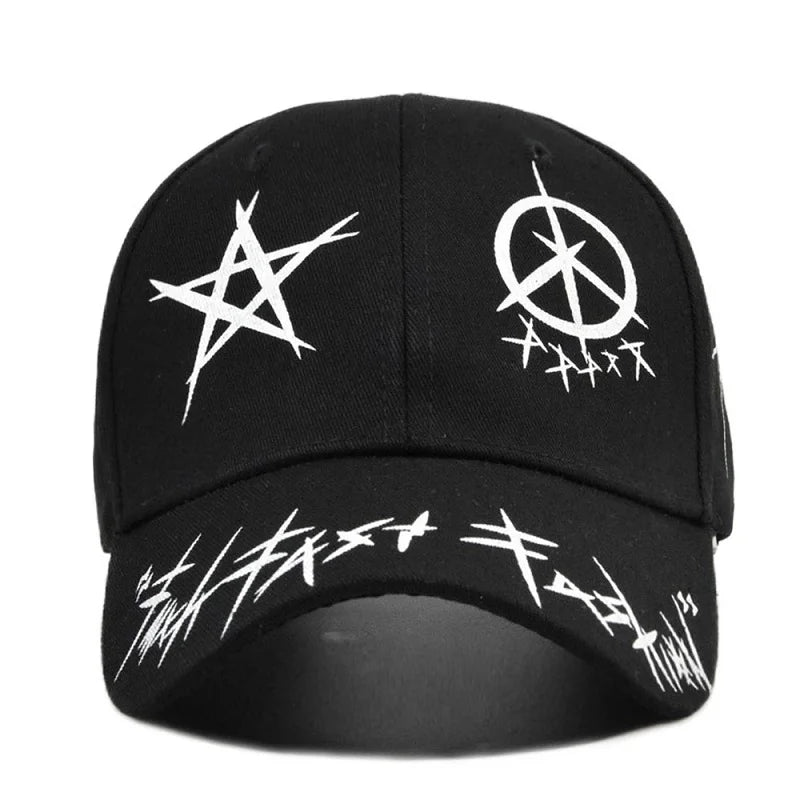 New Summer Baseball Cap Graffiti Sun Caps Hip Hop Visor Spring Hat Adjustable Snap-back Hats For Women High Quality