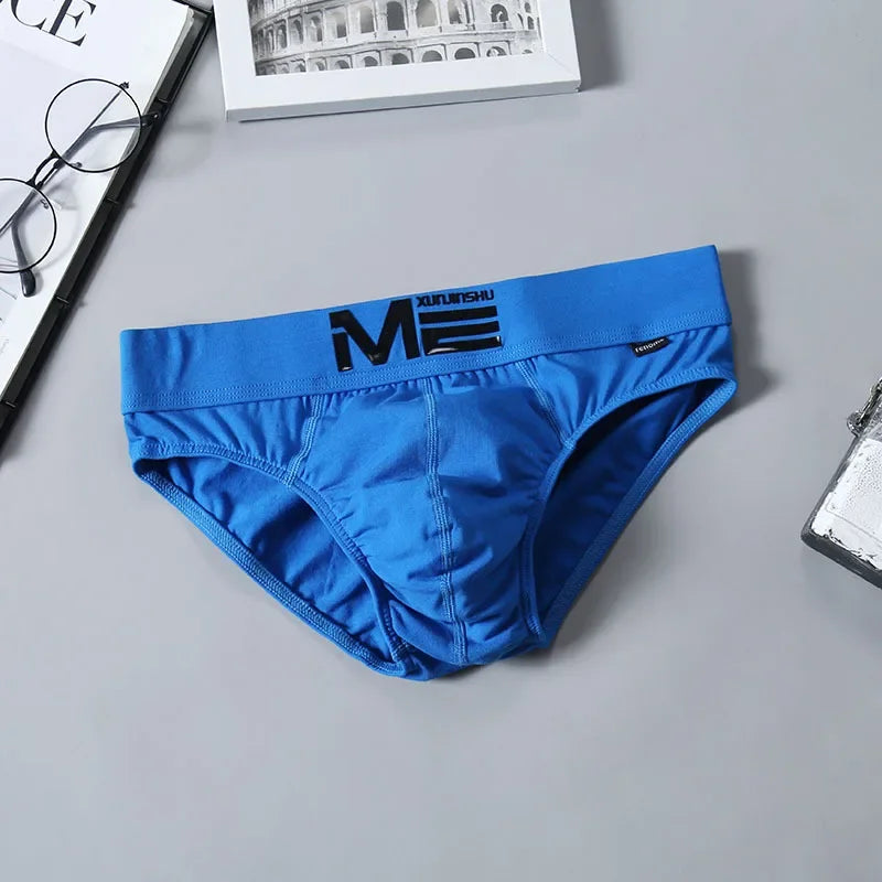 Men's Panties Cotton Briefs Letter Pattern Soft Breathable Cotton Sexy Panties 3D Underpants Underwear Male Clothing