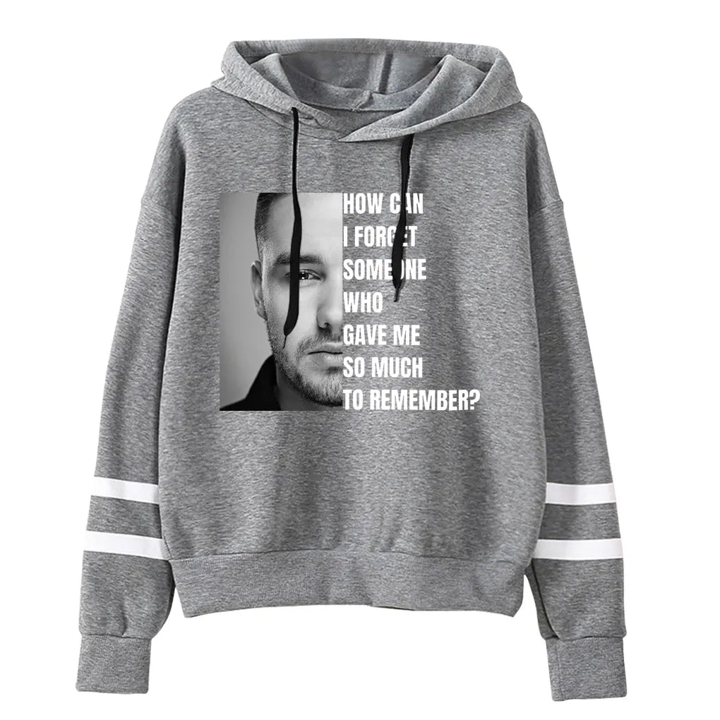 Liam Payne Tribute Hooded  Payne 93 hooded Long Sleeve  Pocketless Sweatshirt Men Women rip hip hop   Pullover