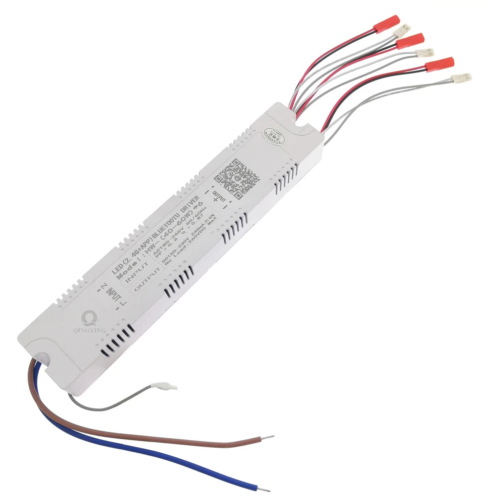 AC220V 2.4G Intelligent LED Driver RF Remote Control 12-40W 36-50W 40-60W 50-72W X2 X4 X6 X8 240mA Dimming Lighting Transformer