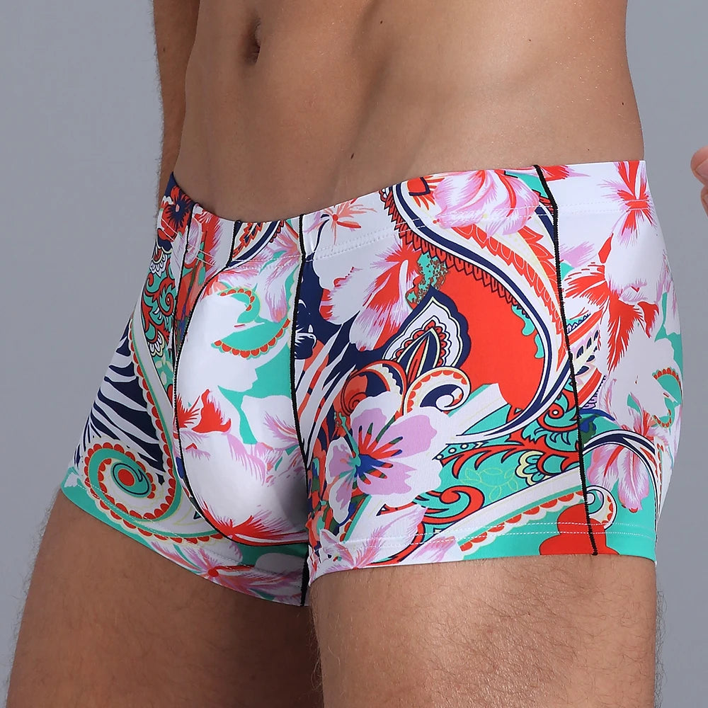 New Men's Underwears Men Boxers Fashion Printed Student Print Boxer Shorts Male Comfortable Panties Hot Underpantes