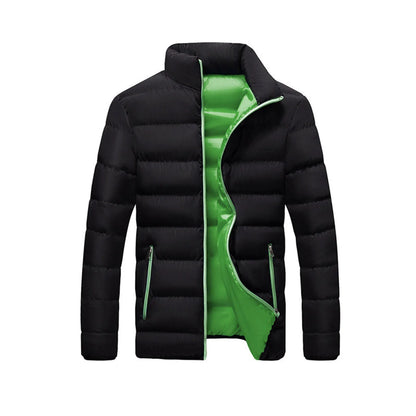 Men Winter Padded Coats Warm Slim Fit Outerwear Thick Casual Jacket Stand-Collar Lightweight Outerwears For Man Comfort Hombre