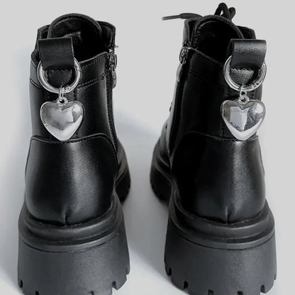 2PCS Hollow Big Stars Hearts Pendant Boots Shoes Buckles Decoration Metal Fashion Hearts Pendant Boots Shoes Buckles Shoe Charm