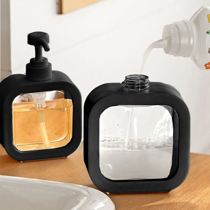 Portable Liquid Soap Dispensers Clear Dispenser Bottle Bathroom Hand Soap Dispenser Bottle Shampoo Shower Gel Soap Container