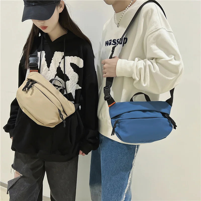 Fashion New Waist Bag Unisex Street Hip-hop Fanny Pack Chest Pack High Quality Nylon Belt Bag Female Designer Shoulder Bags