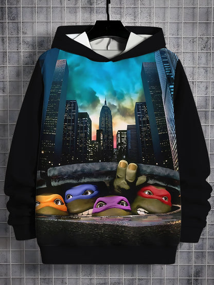 Teenage Mutant Ninja Turtles 3D Print All Seasons Children Casual Sweatshirt Cool Pullover Tops Unisex Clothes Boy Girl Hoodies