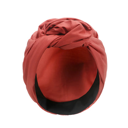 French Vintage Turban Hat Fashion Female Bandana Headband Women's Hair Cover Cap Ladies Head Wraps Muslim Headscarf Bonnet