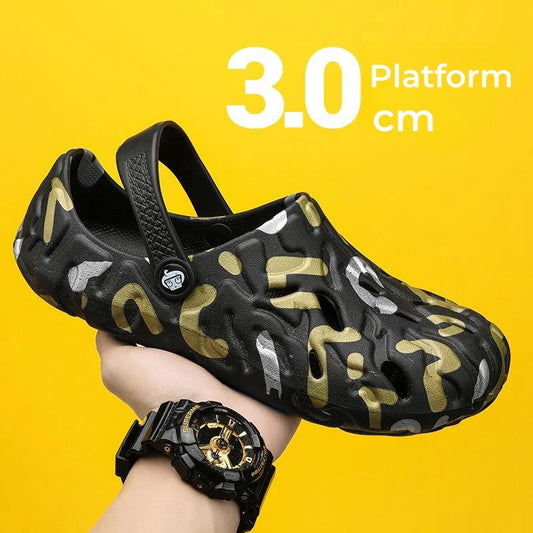 47 Size Fashion Men Shoes Beach Slippers Hollow Out Casual Beach Sandal Flip Flops Shoes Non-slip Mens Slippers Slides 2024 New