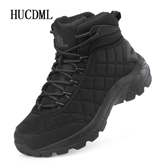 Men Boots High Quality Hking Shoes Tactical Boots for Men Snow Boots Outdoor Sneakers Mountaineering Camping Thick Sole