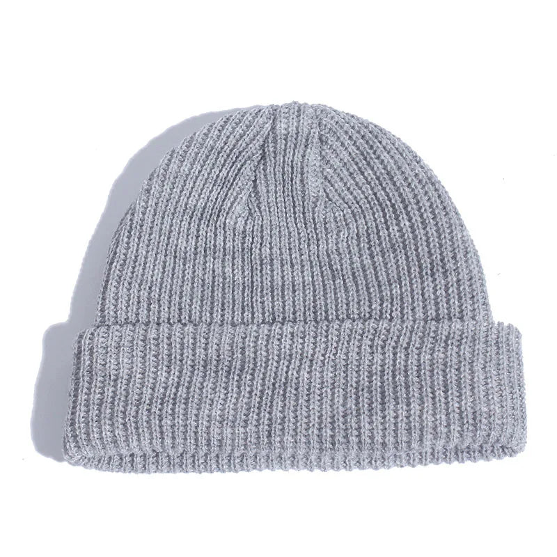 Winter Hats for Unisex New Beanies Knitted Solid Fluorescent  Caps Warmer Casual Beanies Trendy Hat  All-match Multicolor Candy