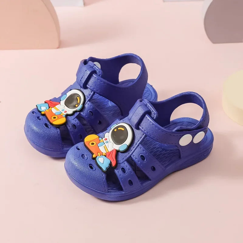 Children's sandals baby gril shoes boys slippers soft soled summer beach style  girls sandals