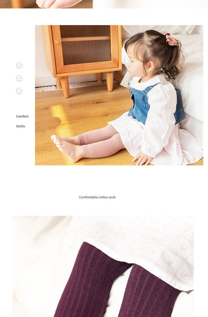 Spring Autumn Baby Pants Newborn Girls Leggings Soild Color Cotton Ribbed Pants Kids Children for Baby Girls Boys