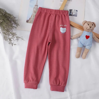 Cotton Kids Pants 1-5 Years Baby Boys Leisure Sport Pants Little Girls Trousers Children Toddler Sweatpants Casual Pants