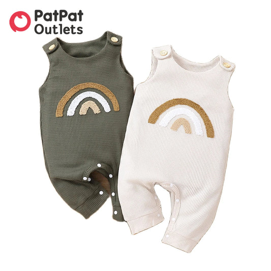 PatPat Baby Clothes New Born Baby Items Boy Girl Jumpsuit Babies Accessories Newborn Rompers Playsuit Rainbow Tank Bodysuit