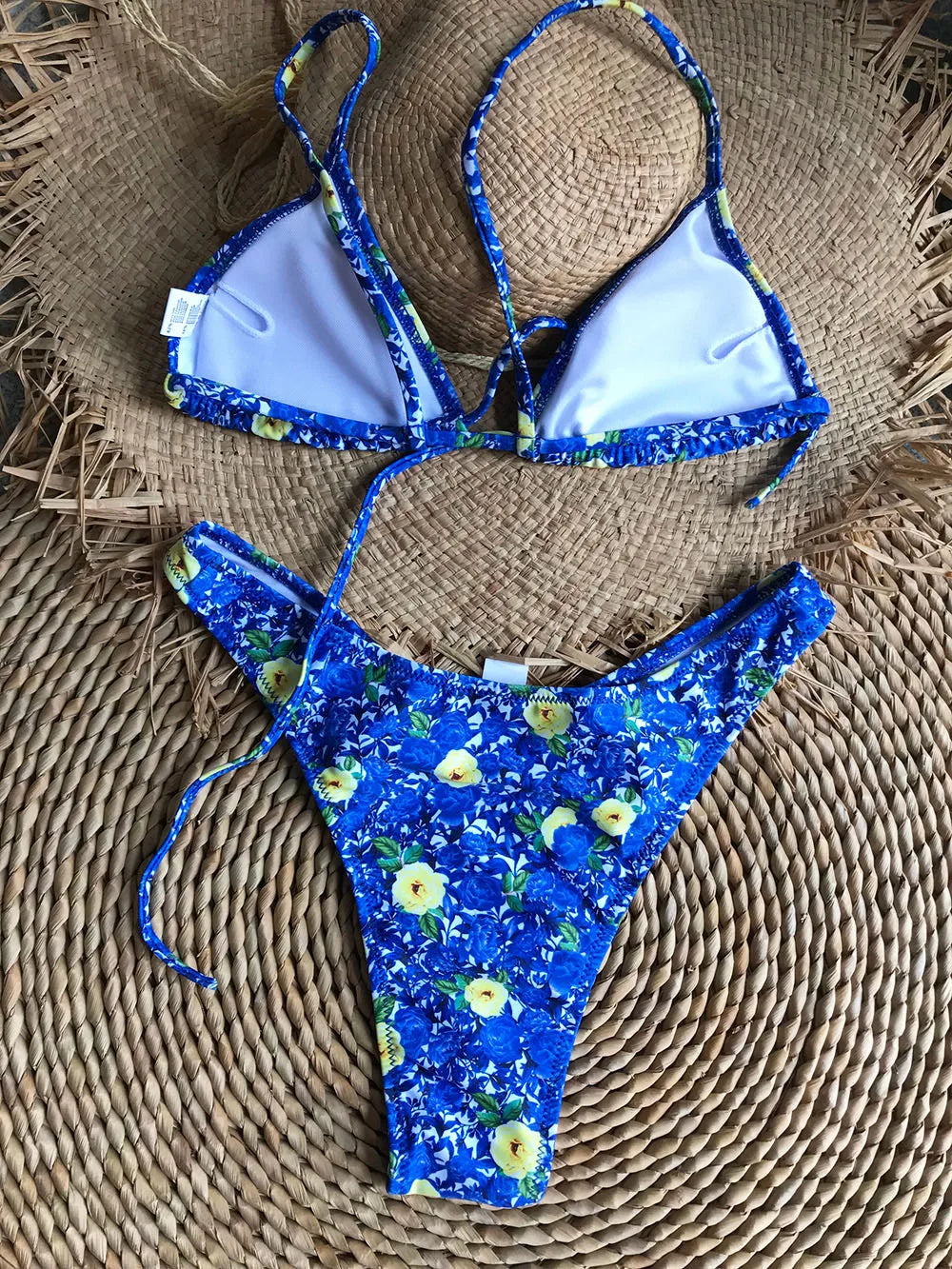 Micro Designer Bikinis Brand Triangle High Cut Thong Bikini Set Chic Swimsuit Women Swimwear Summer Beach Bathing Suits Monikini