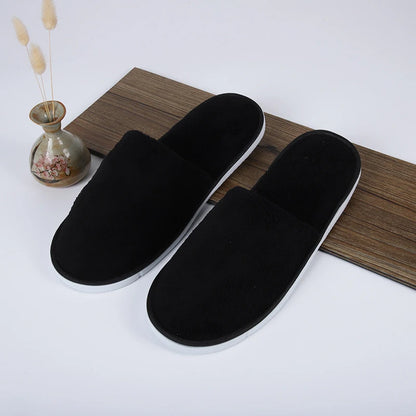 New Winter Women Fur Slippers Open Toe Flip Flops Thicken Warm Plush Home Shoes Couple Indoor Slippers for Bedroom Slides