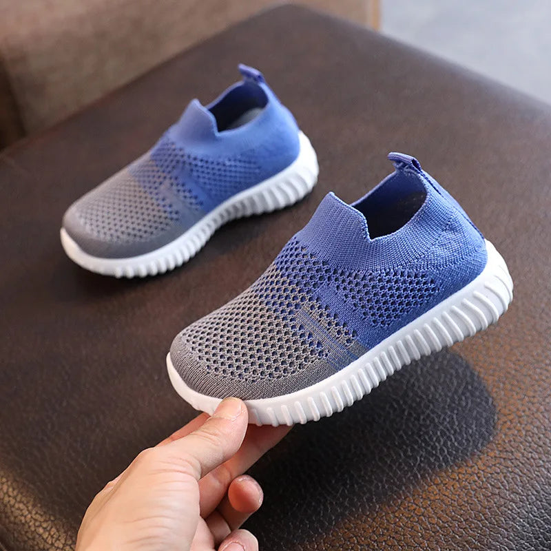 Children Shoes Soft Breathable Mesh Kids Sneakers Spring Autumn Boys Girls Casual Sport Shoes School Toddler Slip-on Shoes