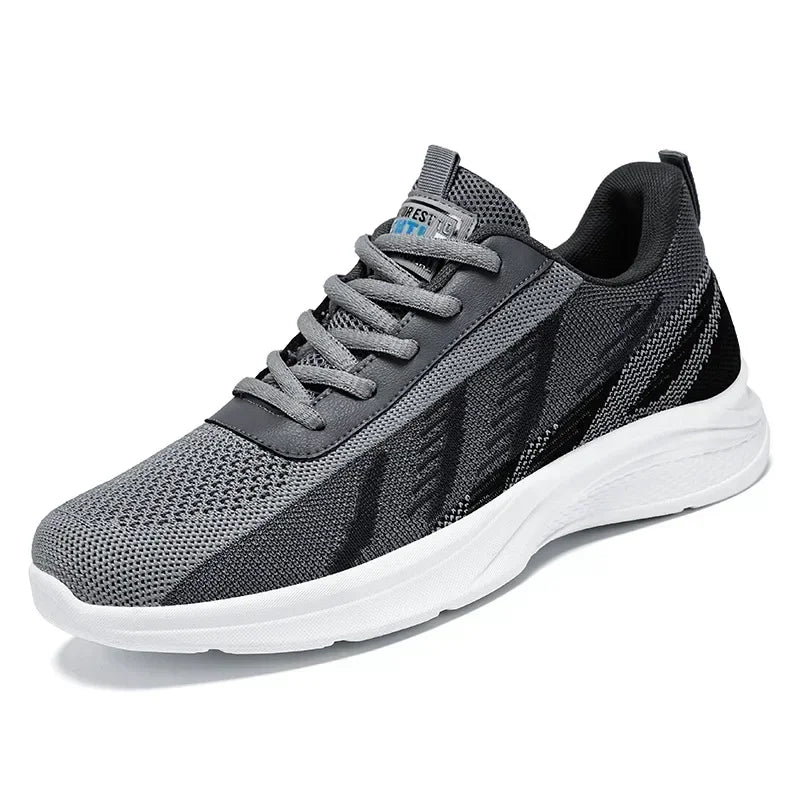 Men's Spring New Casual Running Shoes Sports Tennis Shoes Soft-soled Ultra-light Student Delivery Shoes