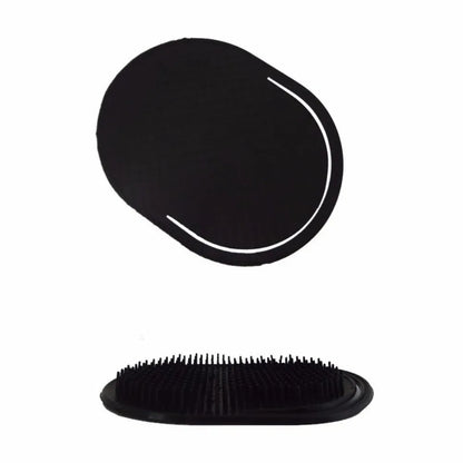 Men Hair Comb Brush Scalp Massage Beard Brush Black Shampoo Brush Set Finger Hair Comb Travel Portable Pocket Hair Tools