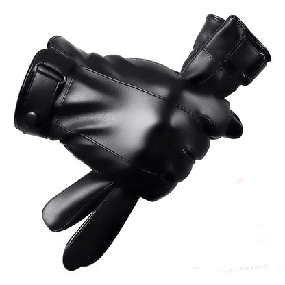 Winter Cycling Gloves Men's Motorcycle Winter Outdoor Waterproof And Cold Protection Pile Thick Riding Electric Car Warm Gloves