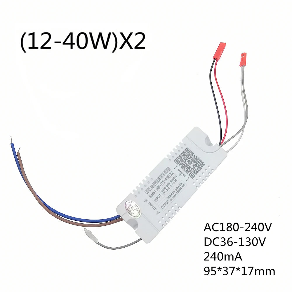 AC220V 2.4G Intelligent LED Driver RF Remote Control 12-40W 36-50W 40-60W 50-72W X2 X4 X6 X8 240mA Dimming Lighting Transformer