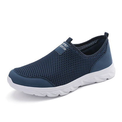 39-47 Lightweight Men's Casual Shoes Outdoor Breathable Male Casual Sneakers Anti-slip Men Walking Shoes Soft Flats Slip on 2024