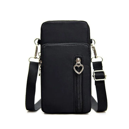 Small Shoulder Bags Nylon Women Mobile Phone Bags Mini Female Messenger Purse Lady Wallet New 2024 Female CrossBody Bag