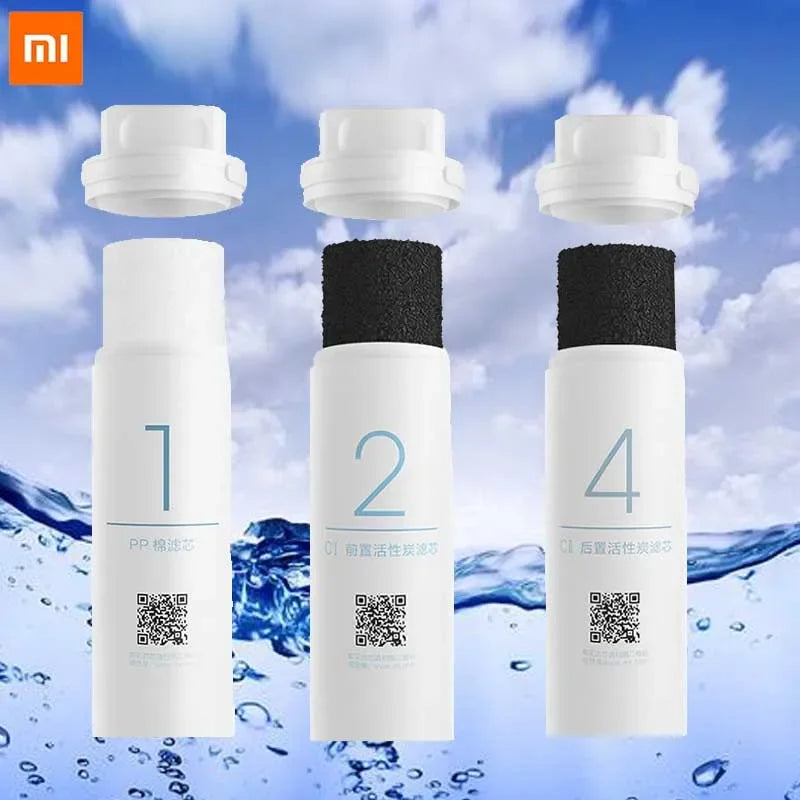 Original XIAOMI Mijia Original Mi Water Purifier Filter Replacement PP Cotton Activated Carbon Drinking Water Filter 400g 600g