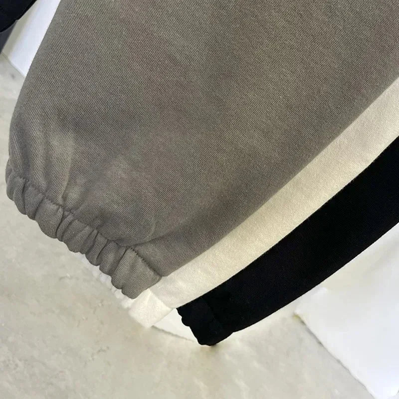 New I Love My Boyfriend Printed Sweatpants Y2k High Elastic Waist Drawstring Baggy Trousers Vintage Casual Loose Straight Pants