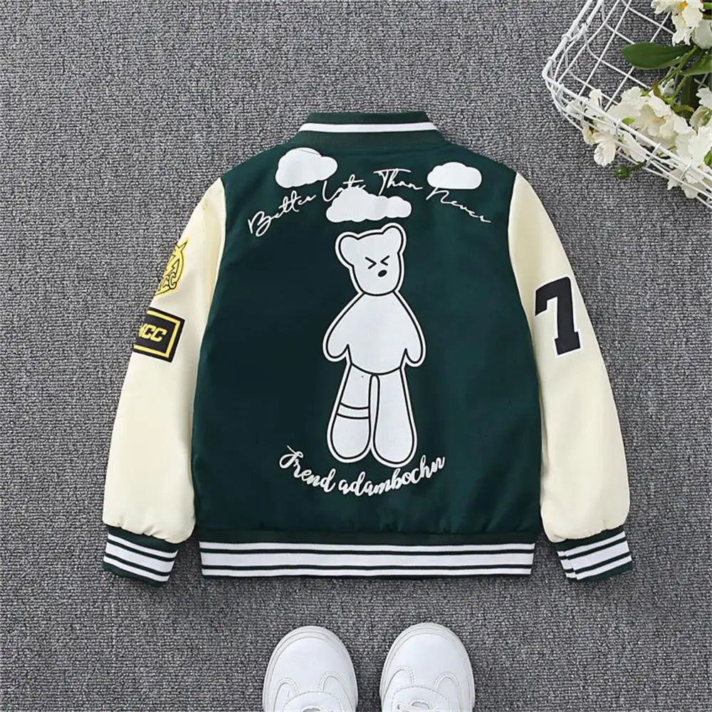 Children's Coat New Trendy Fashion Jacket Spring and Autumn Thin Clothing Boys Girls Versatile  Casual Outerwear