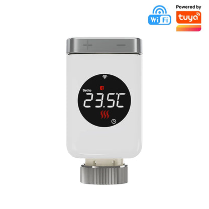 New Tuya Wifi Thermostat Radiator Actuator TRV Smart Thermostatic Valve Wifi Thermostat Temperature Controller Alexa Google Home