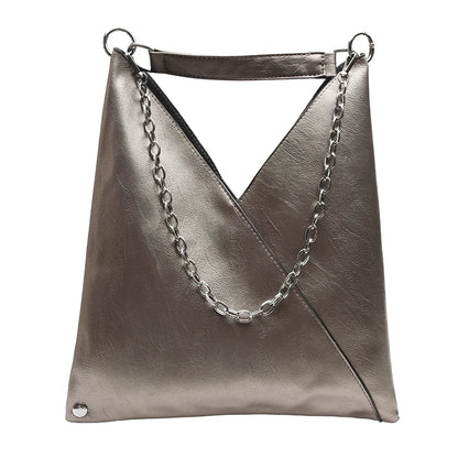 Fashion Leather Handbags for Ladies Luxury Handbags Women Bags Designer Large Capacity Tote Simple Chain Shoulder Bag Female