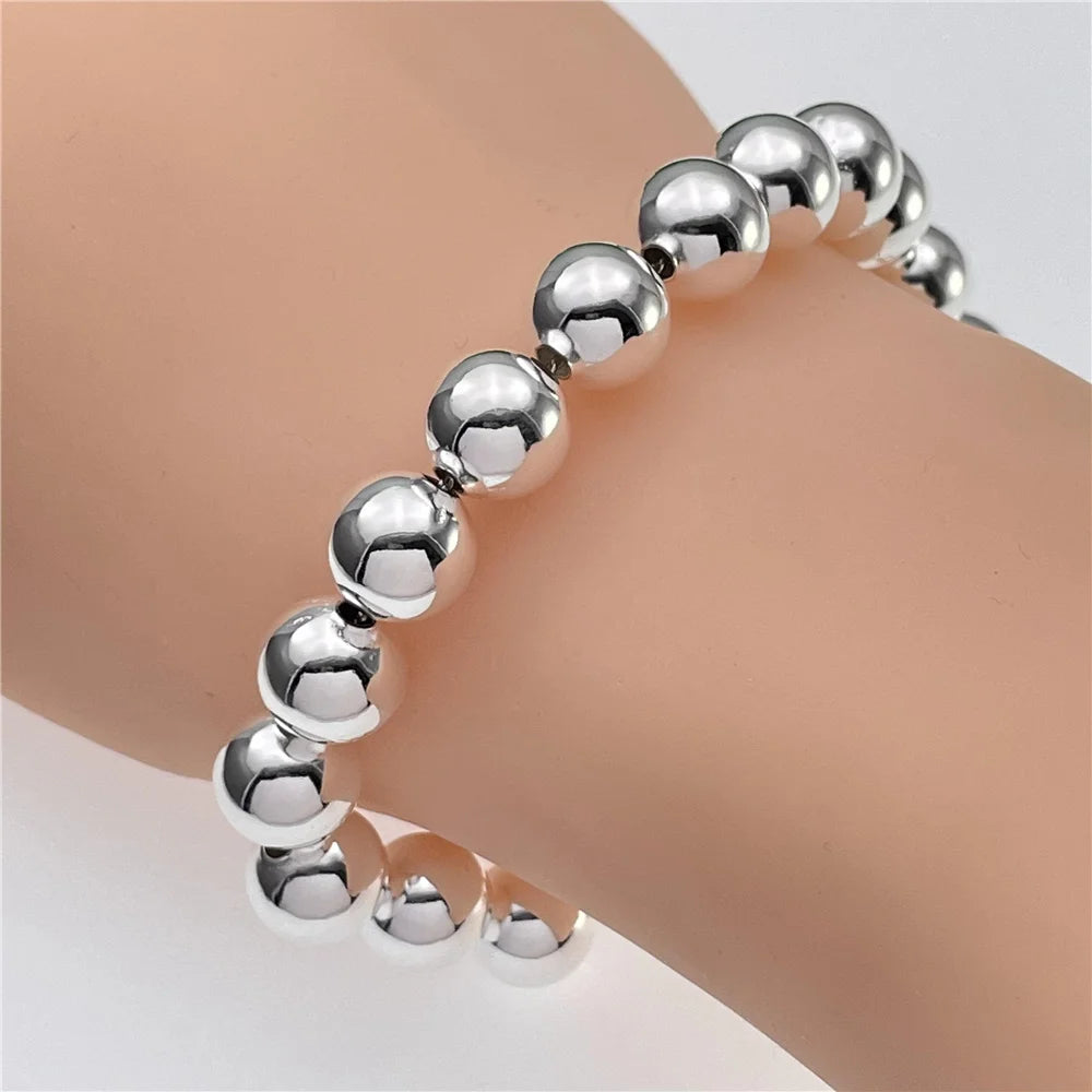 Andara Wholesale 925 Silver Bracelet Elegant Chain High Quality Jewelry For Men&Women Christmas Gifts