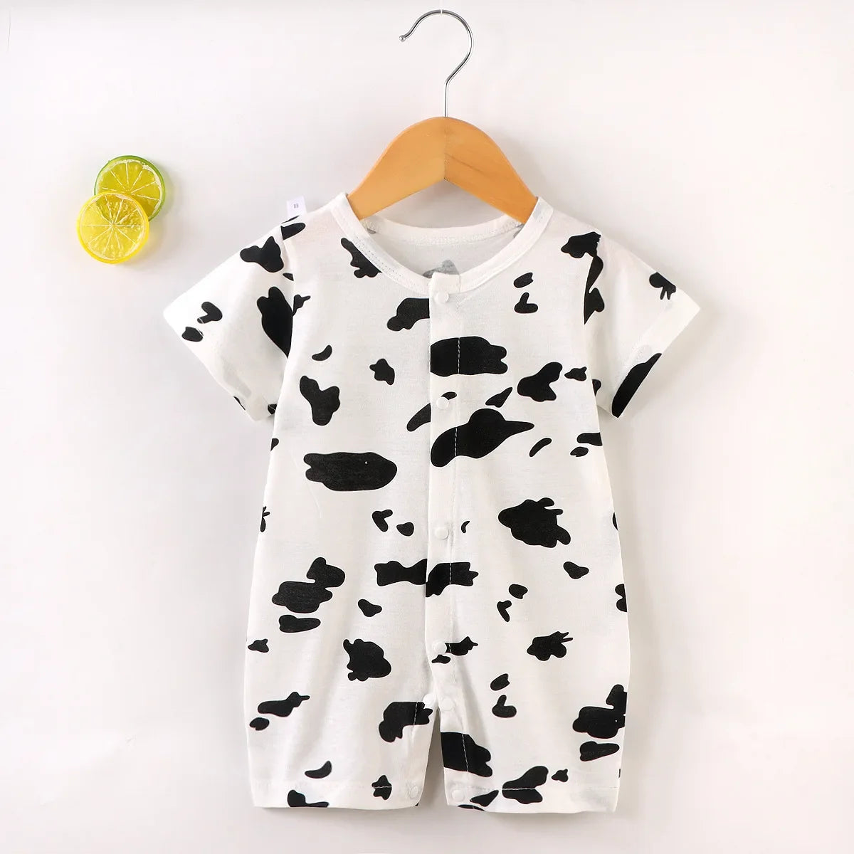 Newborn Boy Girl Summer Cotton Clothes Baby Short-Sleeved Thin Romper Thin Pajamas Cartoon Playsuit Outfits Toddler Bodysuit