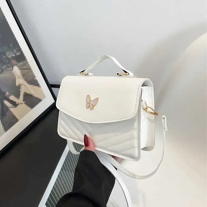 PU Versatile and Fashionable Portable Small Square Bag Single Shoulder Crossbody Bag Luxury Designer Handbag Bolsas De Mujer