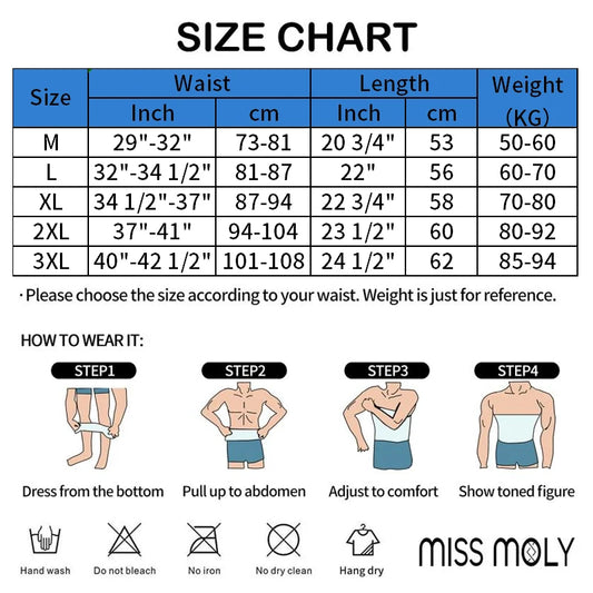 Men Slimming Body Shapewear Vest Tummy Abdomen Corrector Compression Waist Cincher Corset Fat Burner Body Shapewear