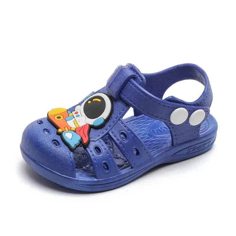 Children's sandals baby gril shoes boys slippers soft soled summer beach style  girls sandals